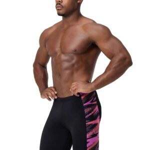 Speedo Hyperboom Panel Jammer - Black / Neon Violet