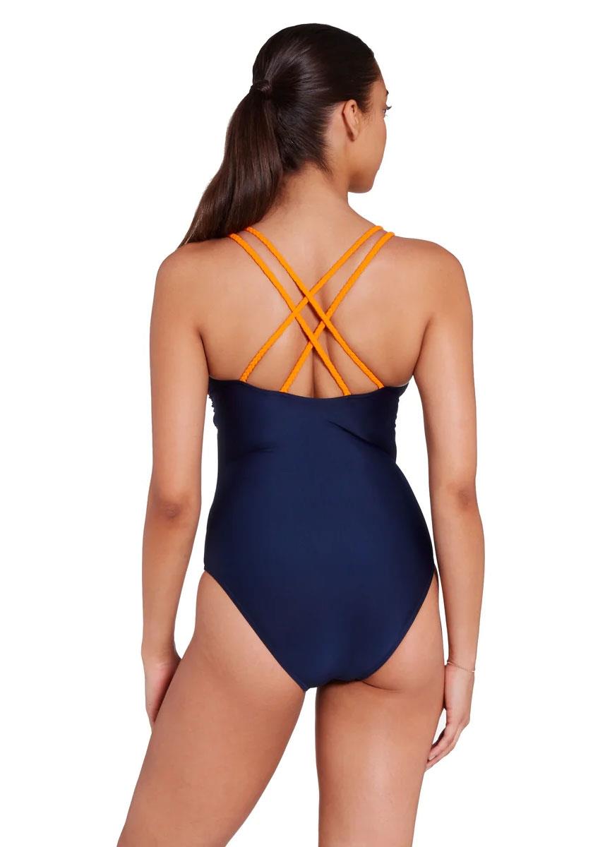 Zoggs Women's Elegance Braid Crossback Swimsuit-631495