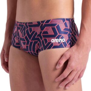 Arena Escape Low Waist Short - Red / White / Blue