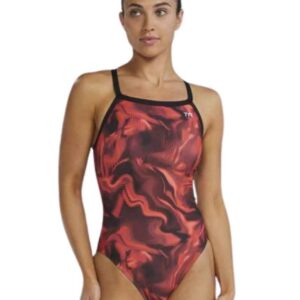 TYR Durafast Elite® Women's Waveform Diamondfit Swimsuit - Red