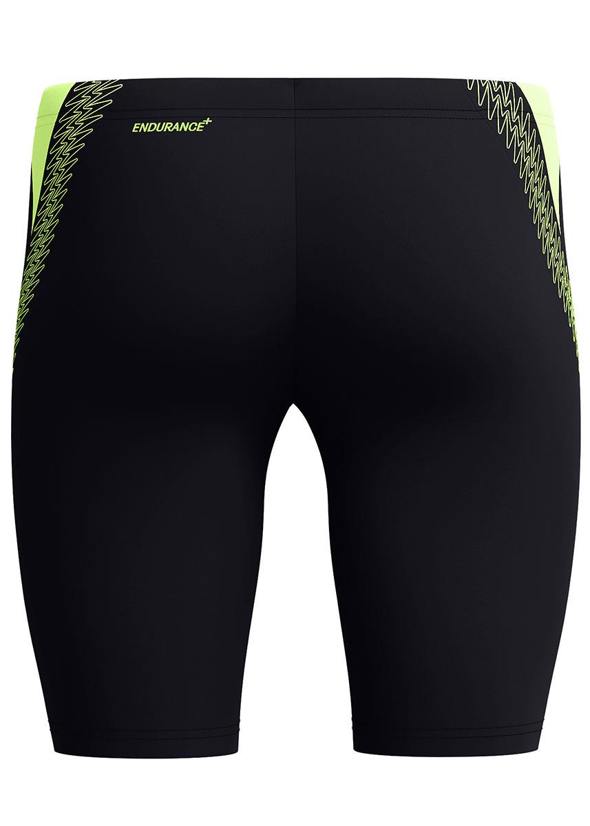 Speedo Mens Hyperboom Splice Jammers - Black / Hyper Yellow-632155