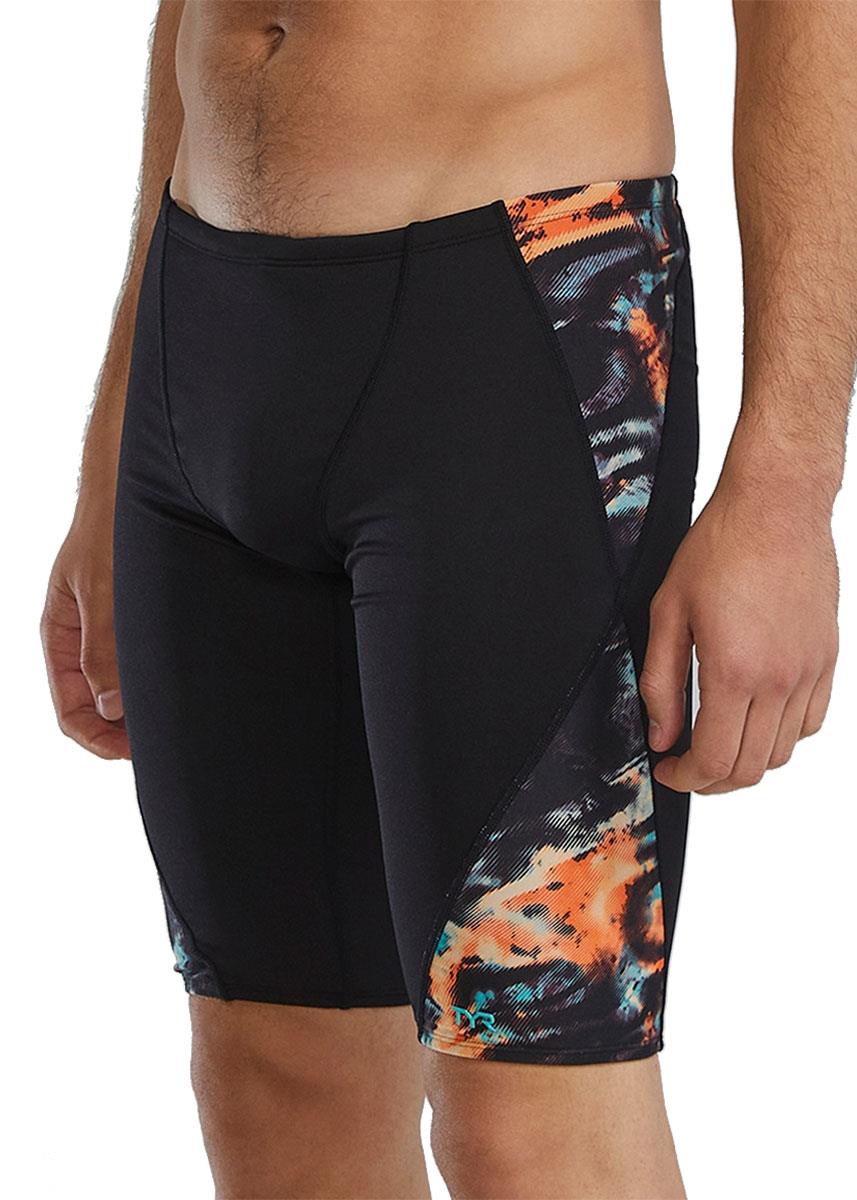 TYR Durafast Elite Validus Jammer - Orange / Aqua / Black