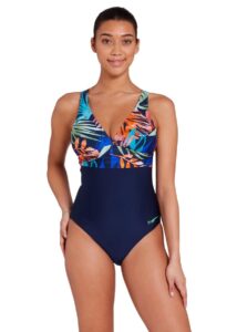 Zoggs Women's Elegance Braid Crossback Swimsuit
