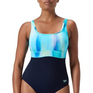 Speedo Women's Shaping ContourEclipse Swimsuit - True Navy-0