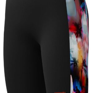 Speedo Boys Digital Panel Jammer - Red Ginger