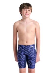 Arena Boy's Escape Swim Jammer - Navy / Team Blue - Navy / Team Blue