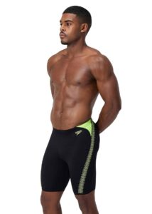 Speedo Mens Hyperboom Splice Jammers - Black / Hyper Yellow