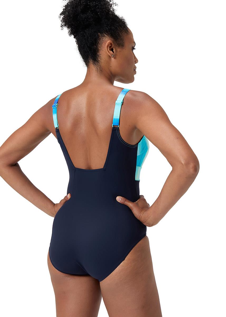 Speedo Women's Shaping ContourEclipse Swimsuit - True Navy-632179