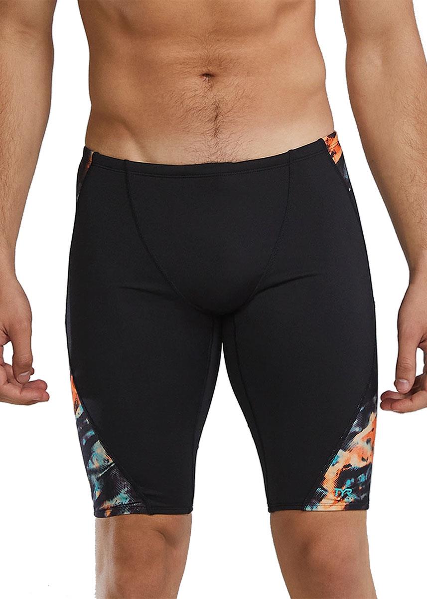 TYR Durafast Elite Validus Jammer - Orange / Aqua / Black-631459