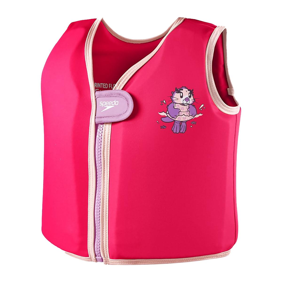 Speedo Infant Learn to Swim Aria Sea Otter Float Vest - Pink-thumbnail