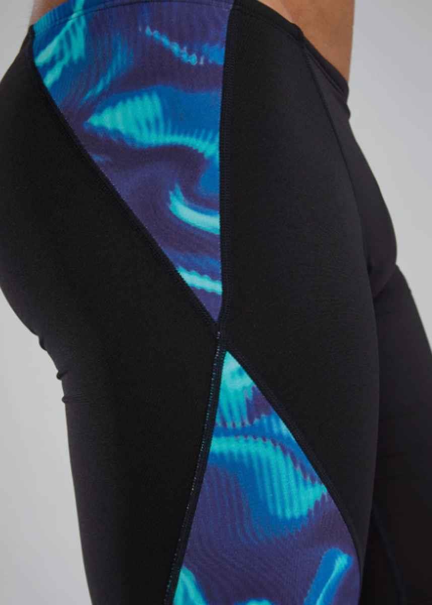 TYR Durafast Elite Men's Jammer Waveform - Blue / Green-631417