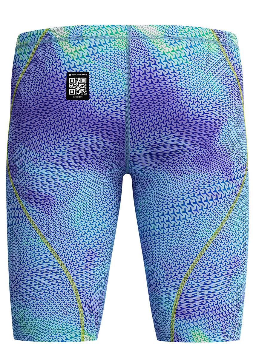 Speedo Fastskin HyperSpark Printed Jammer - Blue-631921