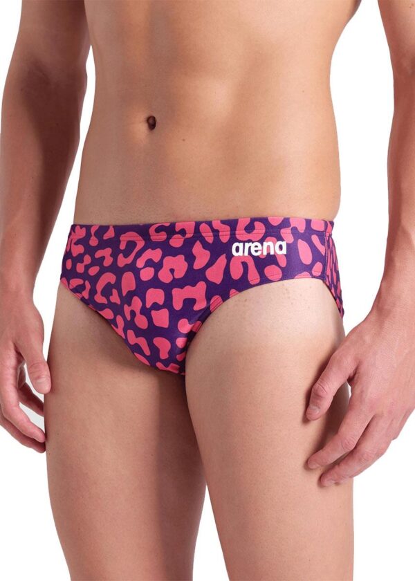Arena Printed Brief - Fuchsia Multi