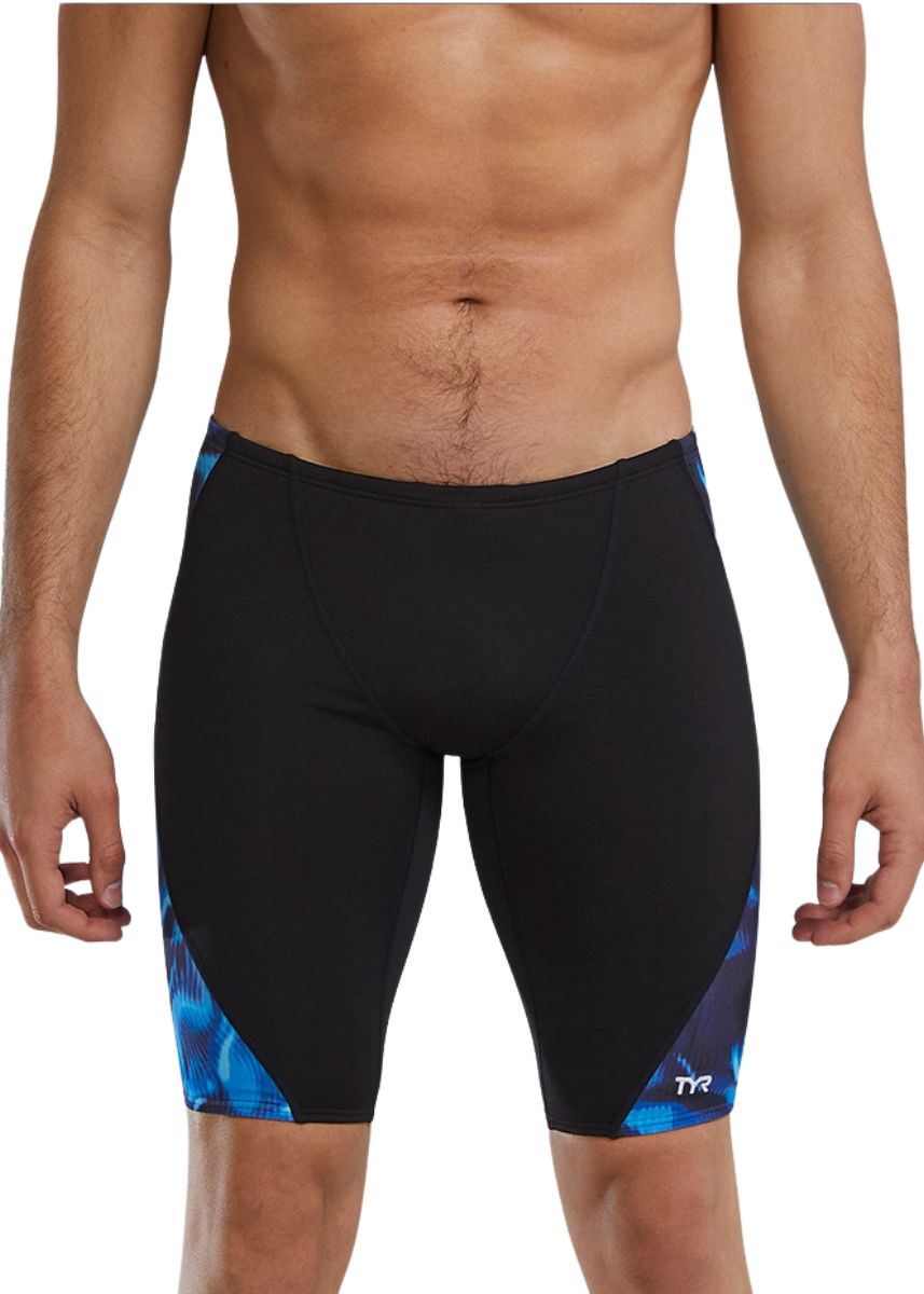 TYR Men's Durafast Elite Waveform Jammer - Blue