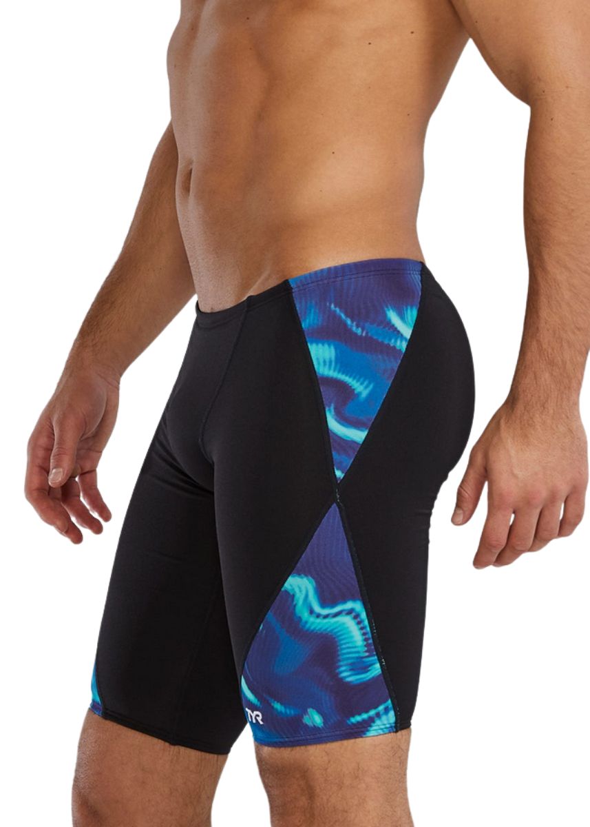 TYR Durafast Elite Men's Jammer Waveform - Blue