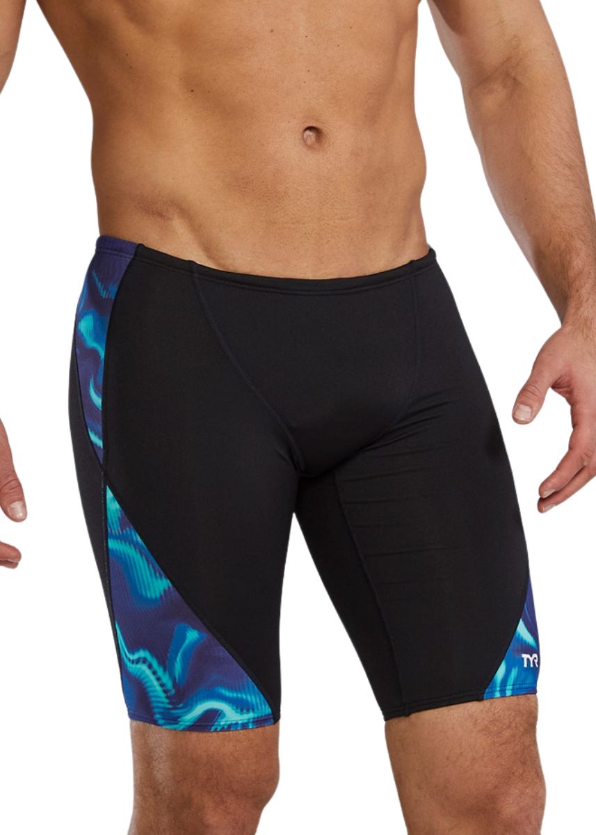 TYR Men's Durafast Elite Waveform Jammer - Blue-631587