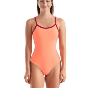 FunAqua Women's Coral Tie Back Swimsuit - Pink-0