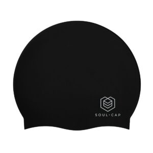 Soul Cap Kids Regular Swim Cap - Black