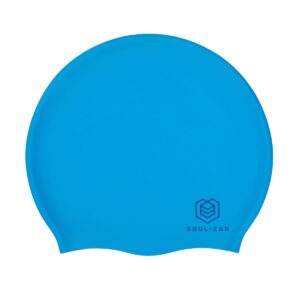 Soul Cap Kids Regular Swim Cap - Blue