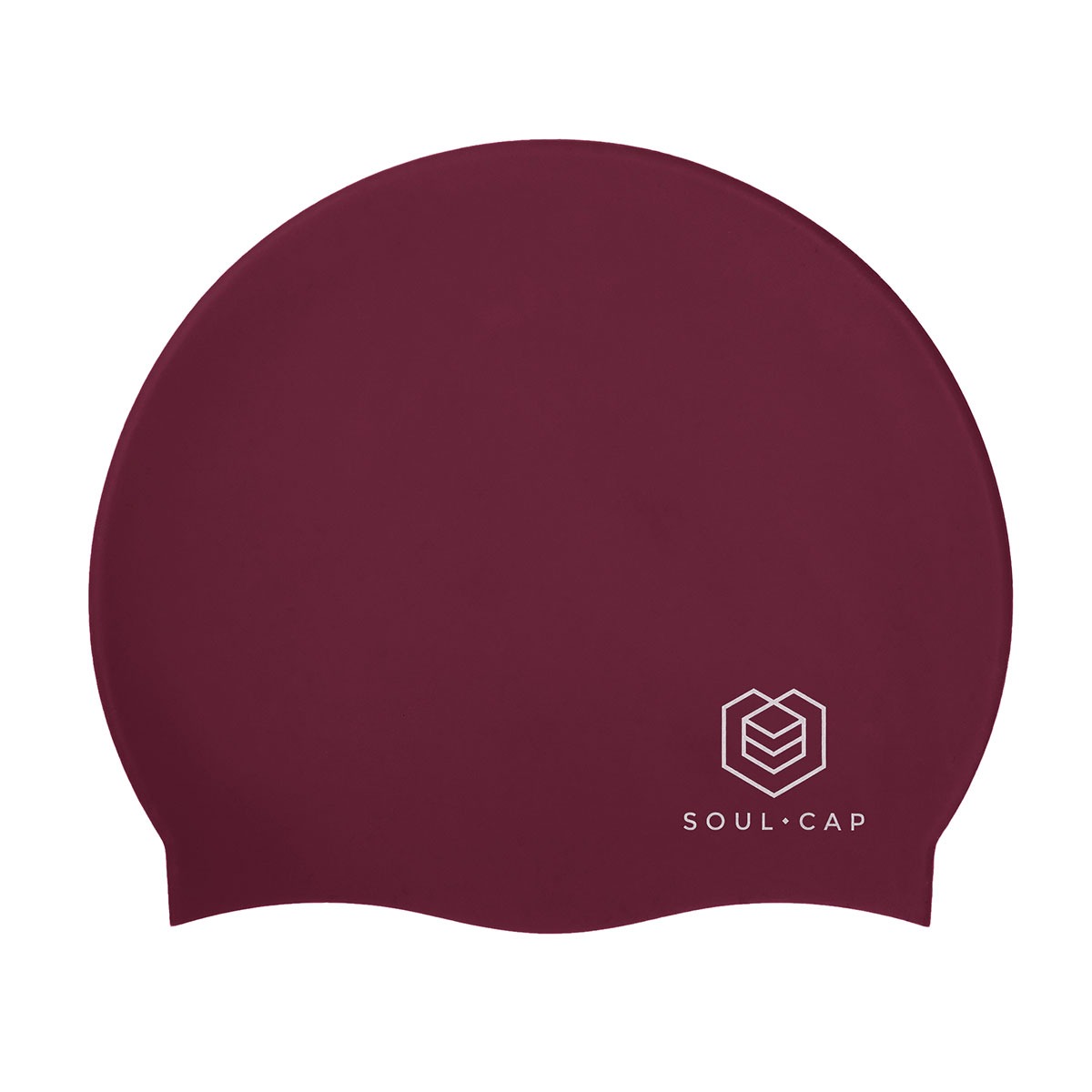 Soul Cap Kids Regular Swim Cap - Burgundy