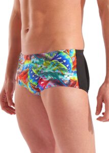 Arena Mens Iguanas Low Waist Swim Short - Black / Multi