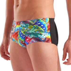 Arena Iguanas Low Waist Swim Short - Black / Multi