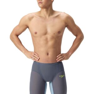 Speedo Fastskin LZR Pure Valor 2.0 High Waisted Jammer - Grey / Blue