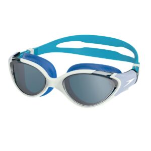 Speedo Biofuse 2.0 Womens Mirrored Goggles - Light Honeydew / Cobalt / Silver Mirror-0