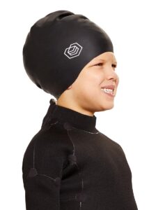 Soul Cap Kids Voluminous Swim Cap - Black