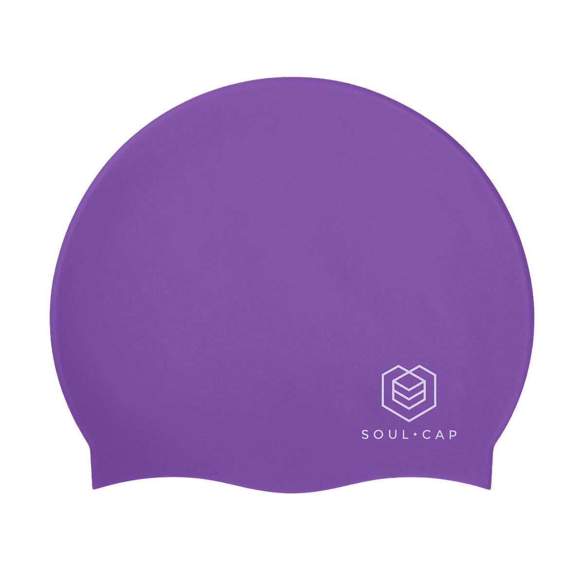 Soul Cap Adult Voluminous Swim Cap - Purple-632591