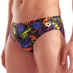 Arena Sea Turtles Swim Briefs - Black / Multi
