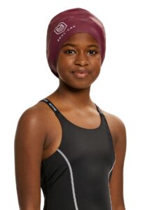 Soul Cap Kids Voluminous Swim Cap - Burgundy