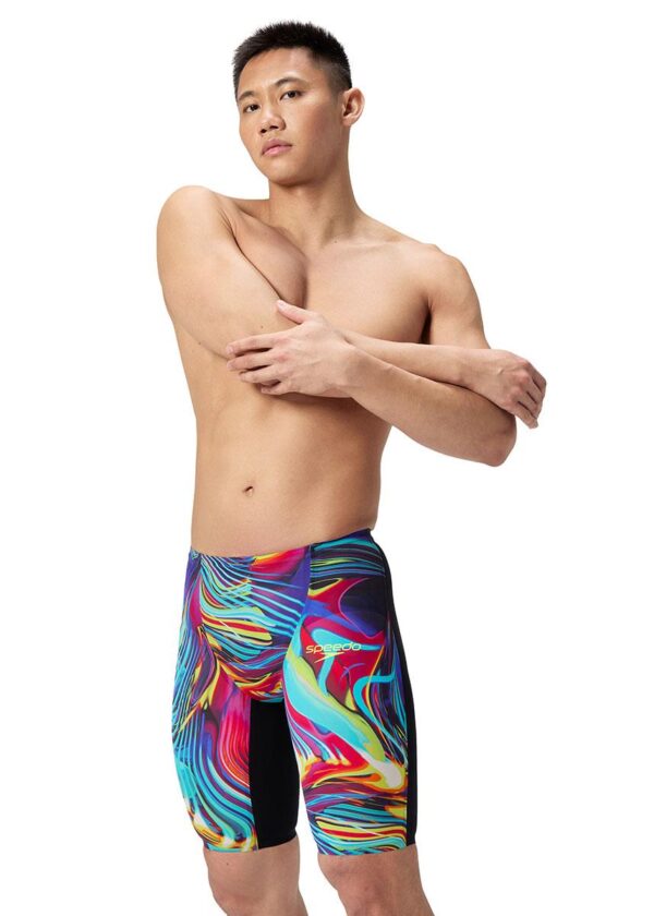 Speedo Fastskin LZR Pure Valor 2.0 High Waisted Jammer - Black / Multi