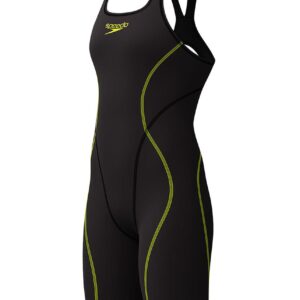 Speedo Fastskin Hyperspark Solid Openback Kneeskin - Black