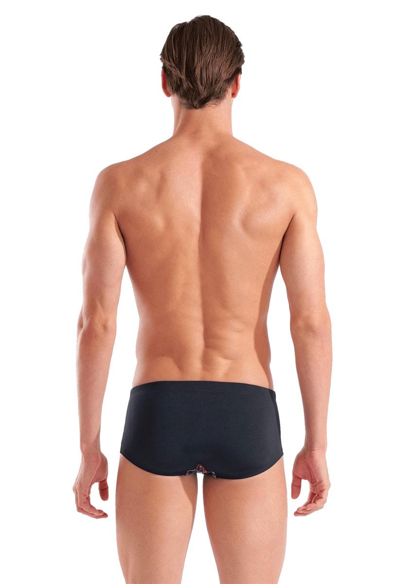 Arena Mens Iguanas Low Waist Swim Short - Black / Multi-632860