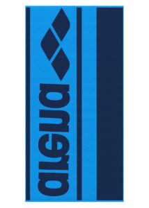 Arena Logotype Jacquard Towel - Turquoise / Navy