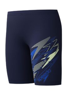 Speedo Boys Medley Logo Jammer - Navy