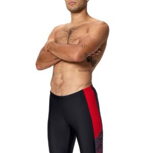 Speedo Dive Jammer - Anthracite / High Risk Red
