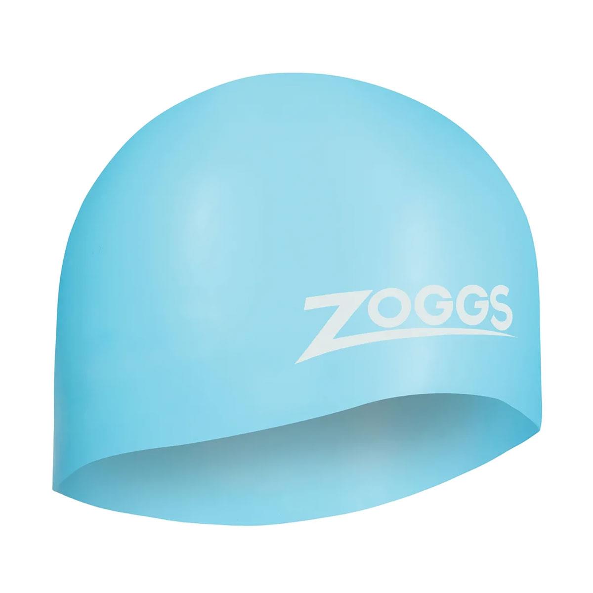 Zoggs Easy-Fit Silicone Swimming Cap - Light Blue
