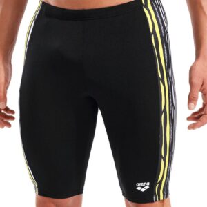 Arena Stripes Swim Jammer - Black / Multi