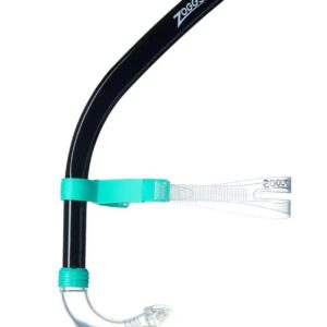 Zoggs Centre Line Snorkel - Black / Turquoise