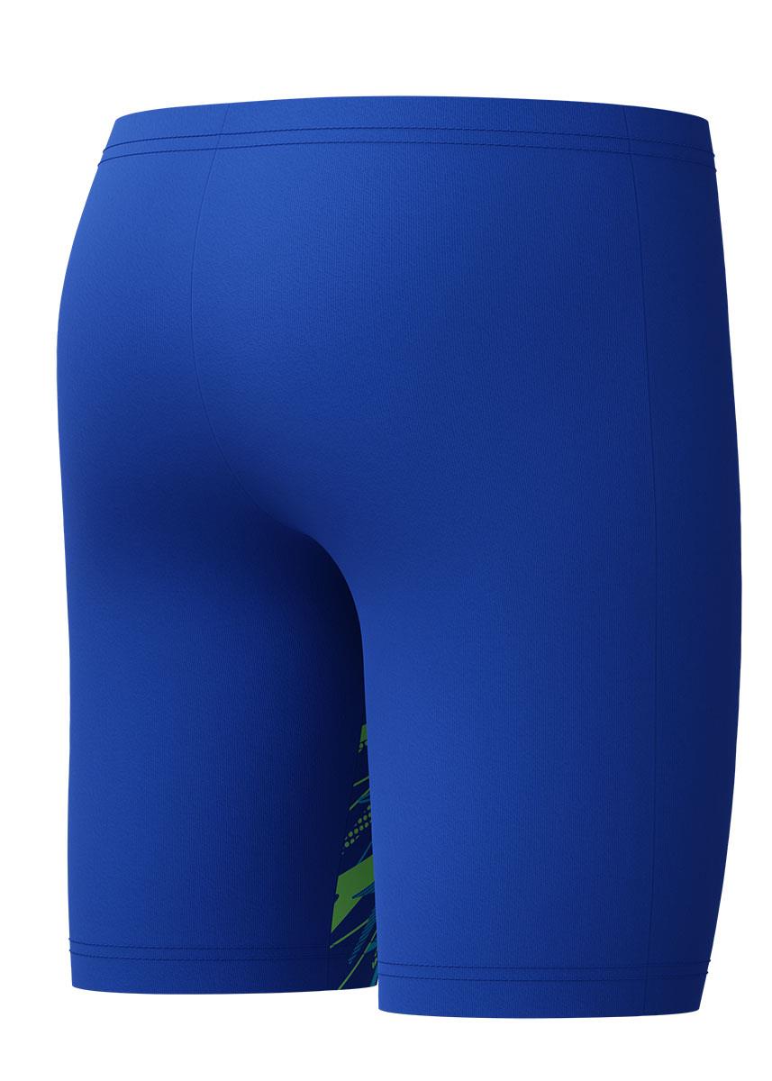 Speedo Boys Medley Logo Jammer - Deep Sapphire / Mayan Blue-633168