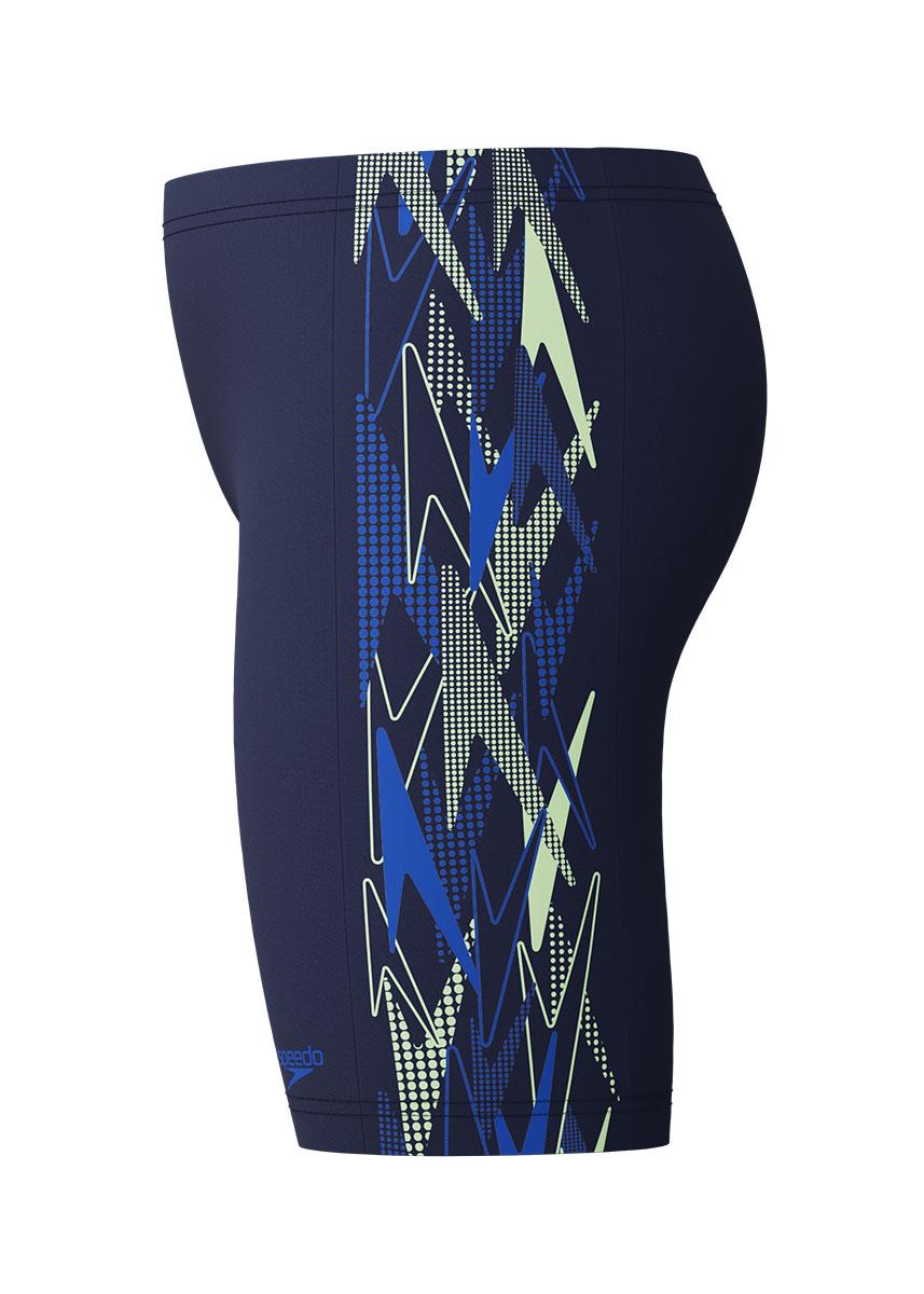 Speedo Boys Plastisol Placement Jammer - Peacoat / Deep Sapphire-633192