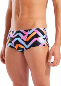 Arena Mens Texture Low Waist Swim Shorts - Black / Multi