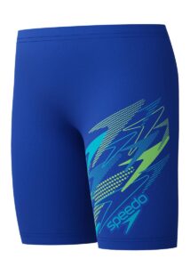 Speedo Boys Medley Logo Jammer - Deep Sapphire / Mayan Blue