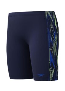 Speedo Boys Plastisol Placement Jammer - Peacoat / Deep Sapphire