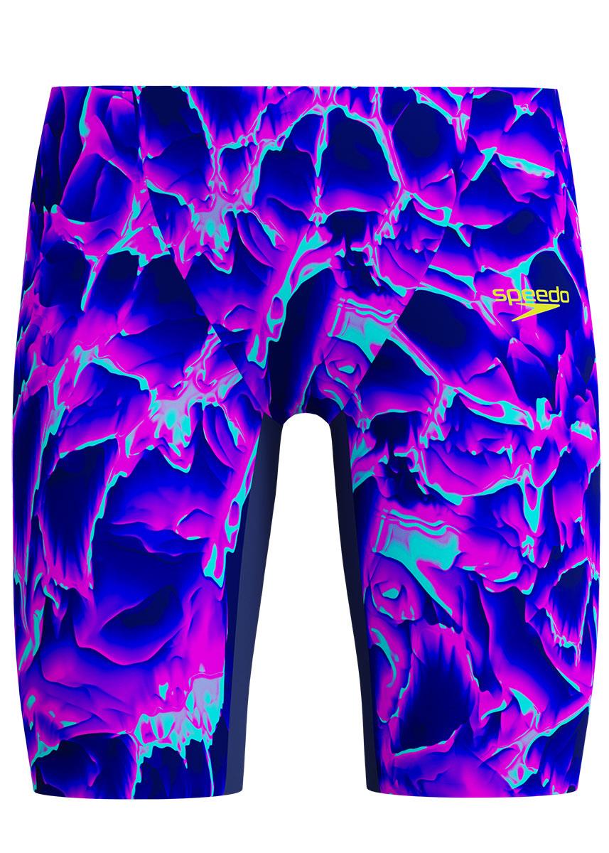 Speedo Fastskin Junior Endurance+ Max High Waisted Jammer - Purple / Multi-633644