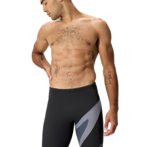 Speedo Hyperboom Logo Jammer - Black / Grey