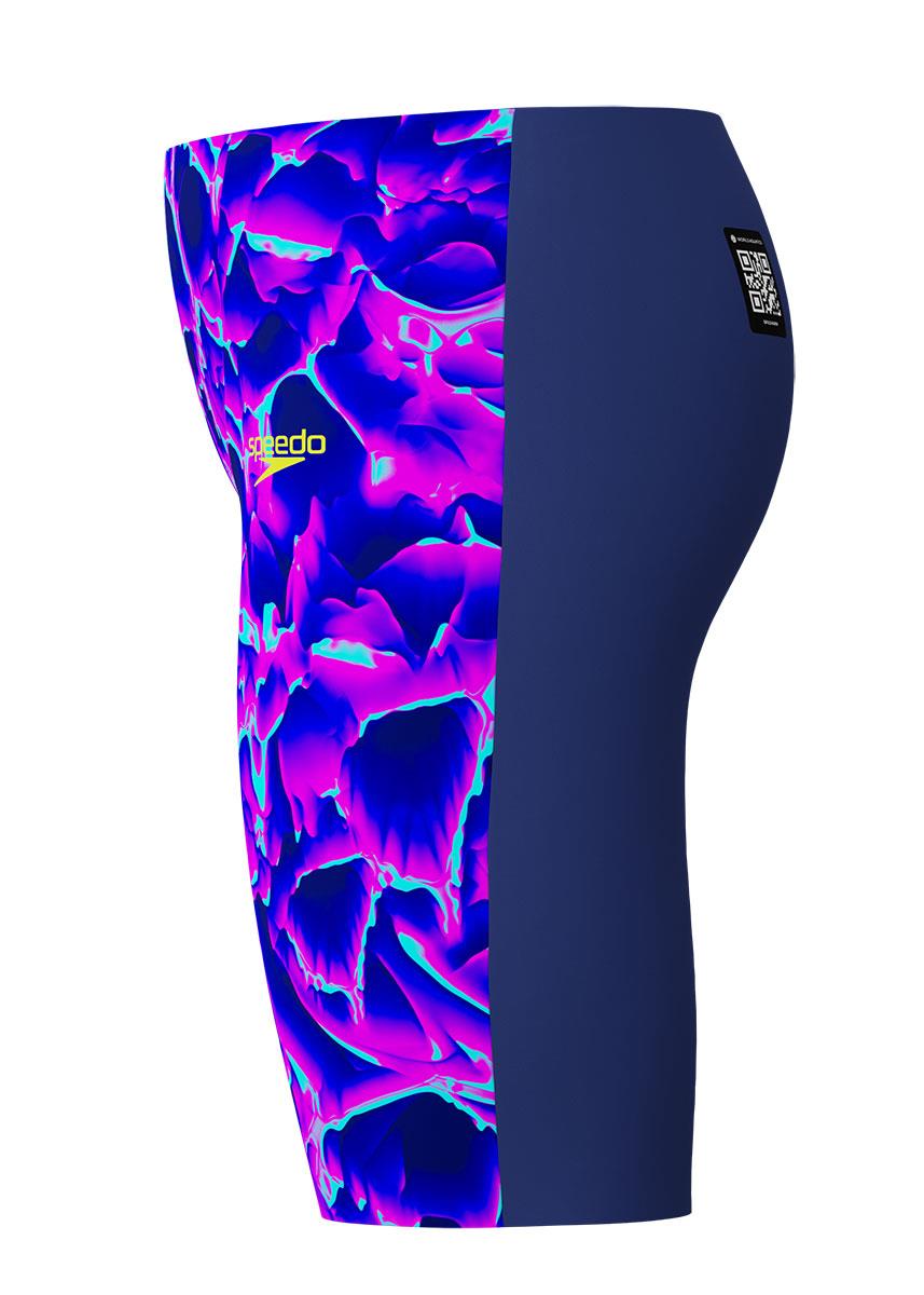 Speedo Fastskin Junior Endurance+ Max High Waisted Jammer - Purple / Multi-633643