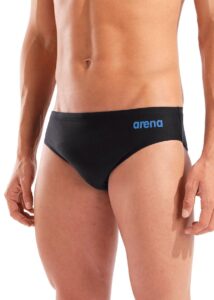 Arena Mens Hyperflow Solid 7 cm Briefs - Black / Blue